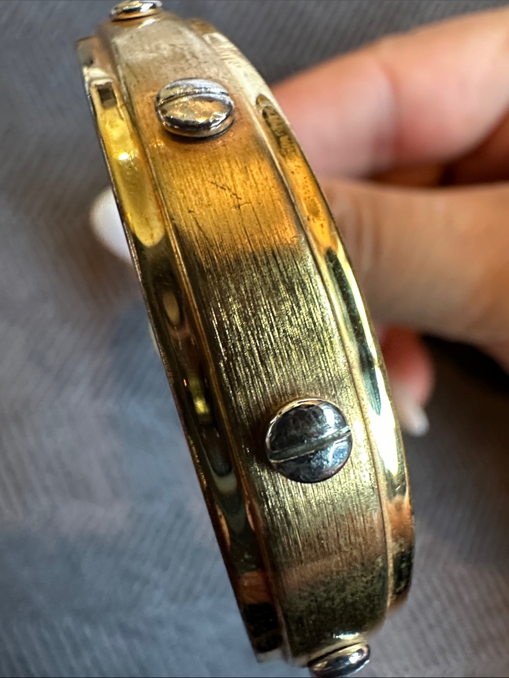 Henri Bendel Gold-Tone Open Cuff Bracelet - Picture 6 of 8